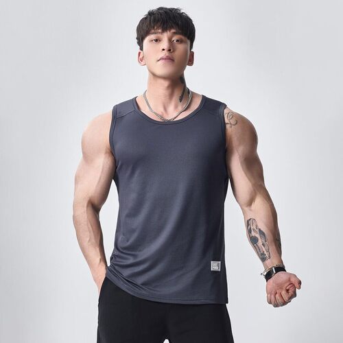 GYMDOG无袖宽松菠萝纹背心