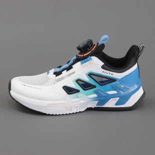 安踏儿童框子鞋男大童夏款旋钮网面镂空轻便运动沙滩鞋312426911