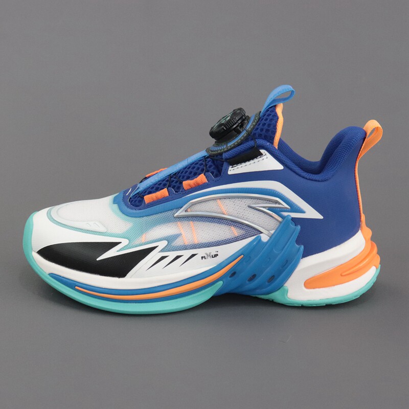 安踏童鞋男中大童篮球鞋春秋款纽扣中帮防滑耐磨运动鞋 312411111