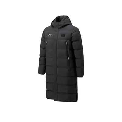 2024年冬季新款舒适保暖李宁羽绒服长款男女同款加厚外套AYMU343