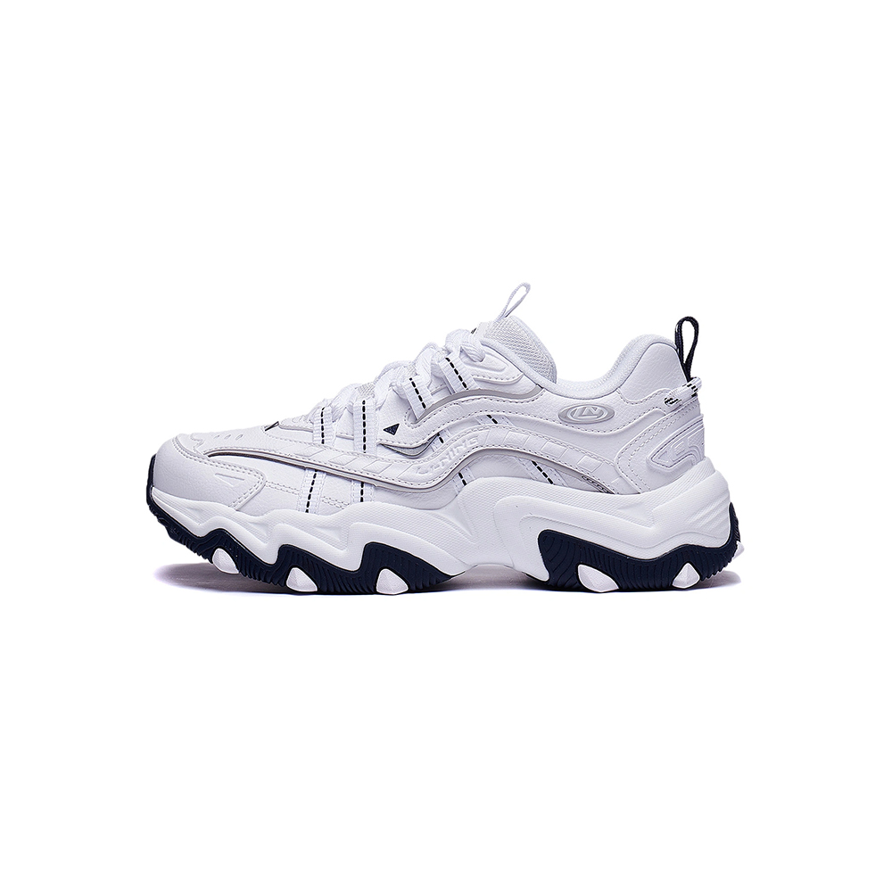 李宁保暖女子系带加绒休闲鞋新款