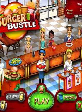 欢闹汉堡店——巧手制作美味汉堡热情服务顾客欢乐经营PC端小游戏