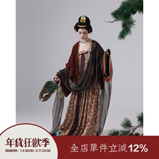 【上遥居】画壁 唐原创汉服冬款复原风红色绿色法门寺齐胸褶裙