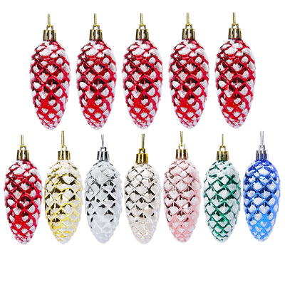 龙虎长松果彩绘圣诞树圣诞节装饰