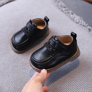 宝宝鞋 女儿童单鞋 子男童皮鞋 子防滑婴儿鞋 软底1一3岁学步鞋 春秋季