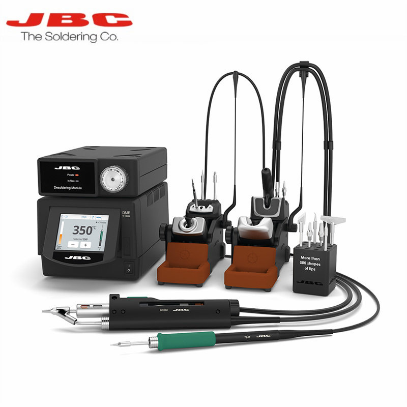 Испания Комплект сварочных станций JBC DMSE rework с четырьмя станциями и электронасосом DMSE-2QB Изображение 1