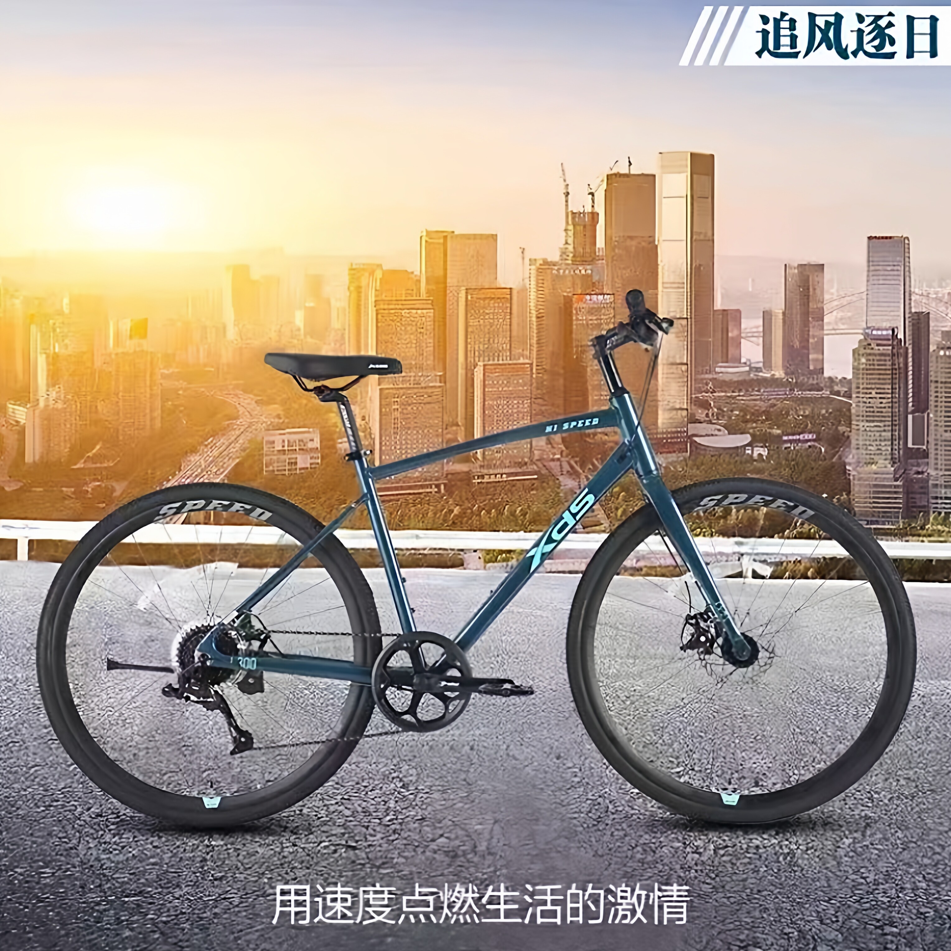 XDS喜德盛款极速300平把公路车