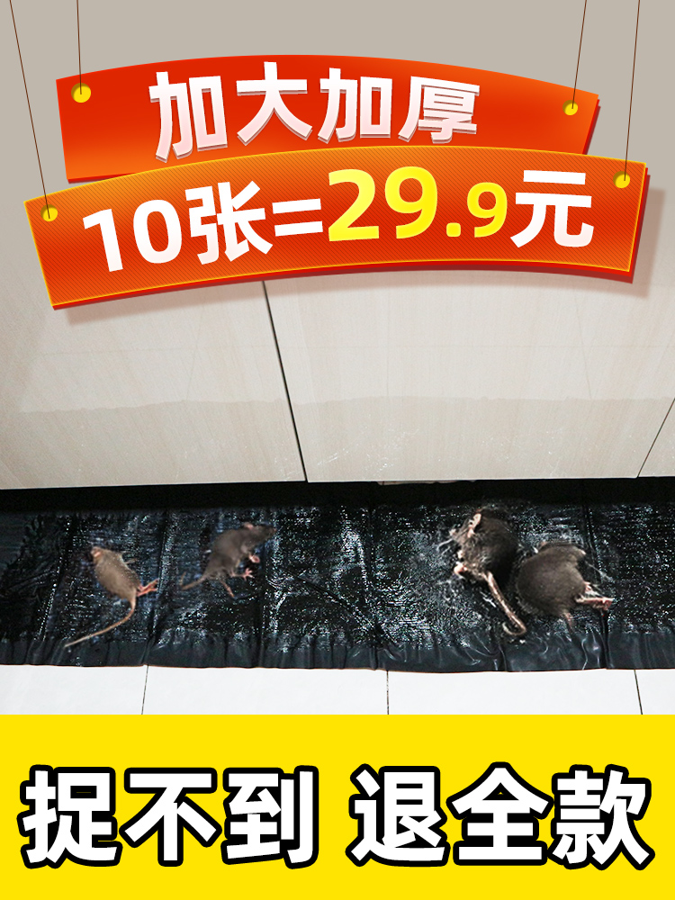 Mouse paste strong sticky mouse board Super strong big mouse smell the extermination of household magic medicine rat repellent artifact indoor nest end