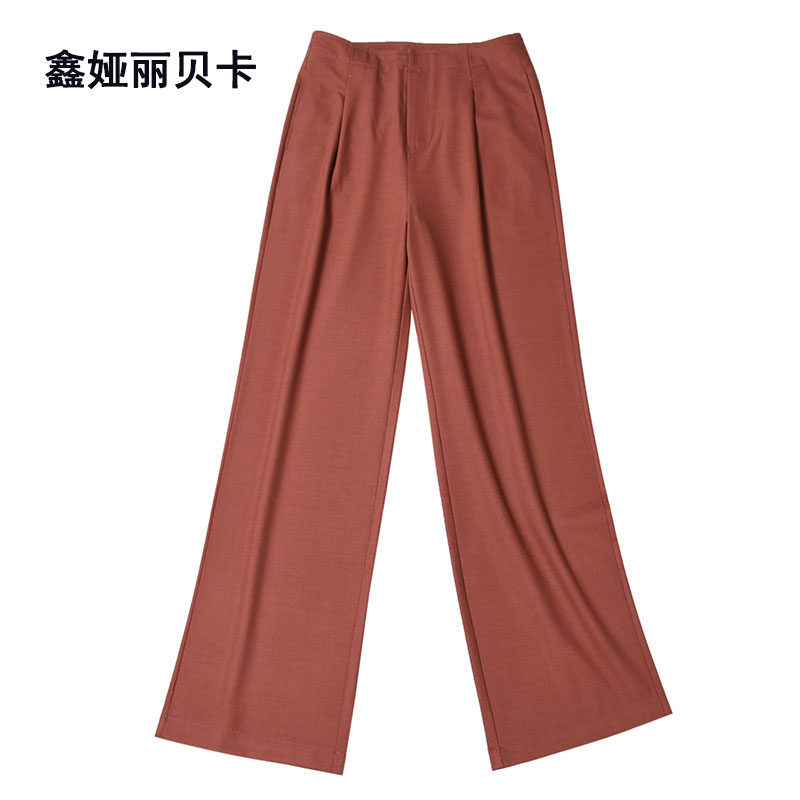 高腰鑫娅丽贝卡长裤阔腿裤