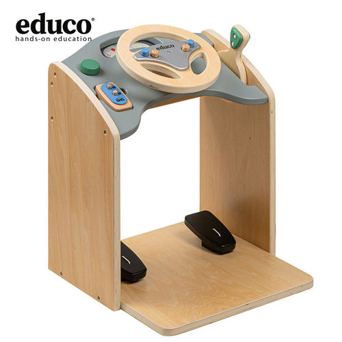 educo司机台仿真驾驶玩具娃娃家