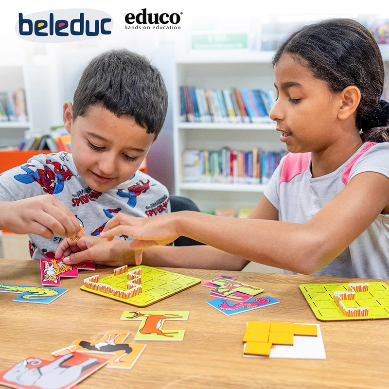 幼儿园动物城测量表面积和周长