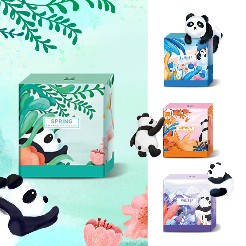 安蓓美熊猫四季抽纸创意盒装办公家用卡通印花面巾纸12盒整箱纸巾|msdalam kategori Care pembersih/tuala wanita/kertas/Aromatherapy, kertas/Wipes, Daripada kertas - dari Buy2taobao.com untuk memberikan perkhidmatan ejen Taobao profesional membeli