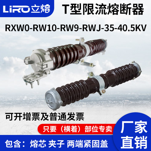 T型高压限流熔断器RW9/RW10/RXWO-35KV/0.5A1A2A3APT保护40.5KV