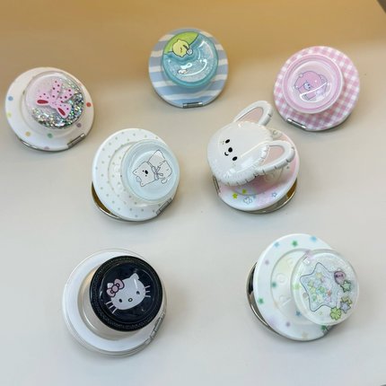 泡泡骚通用站立体手机气囊支架啪嗒磁吸支架可伸缩适配popsockets