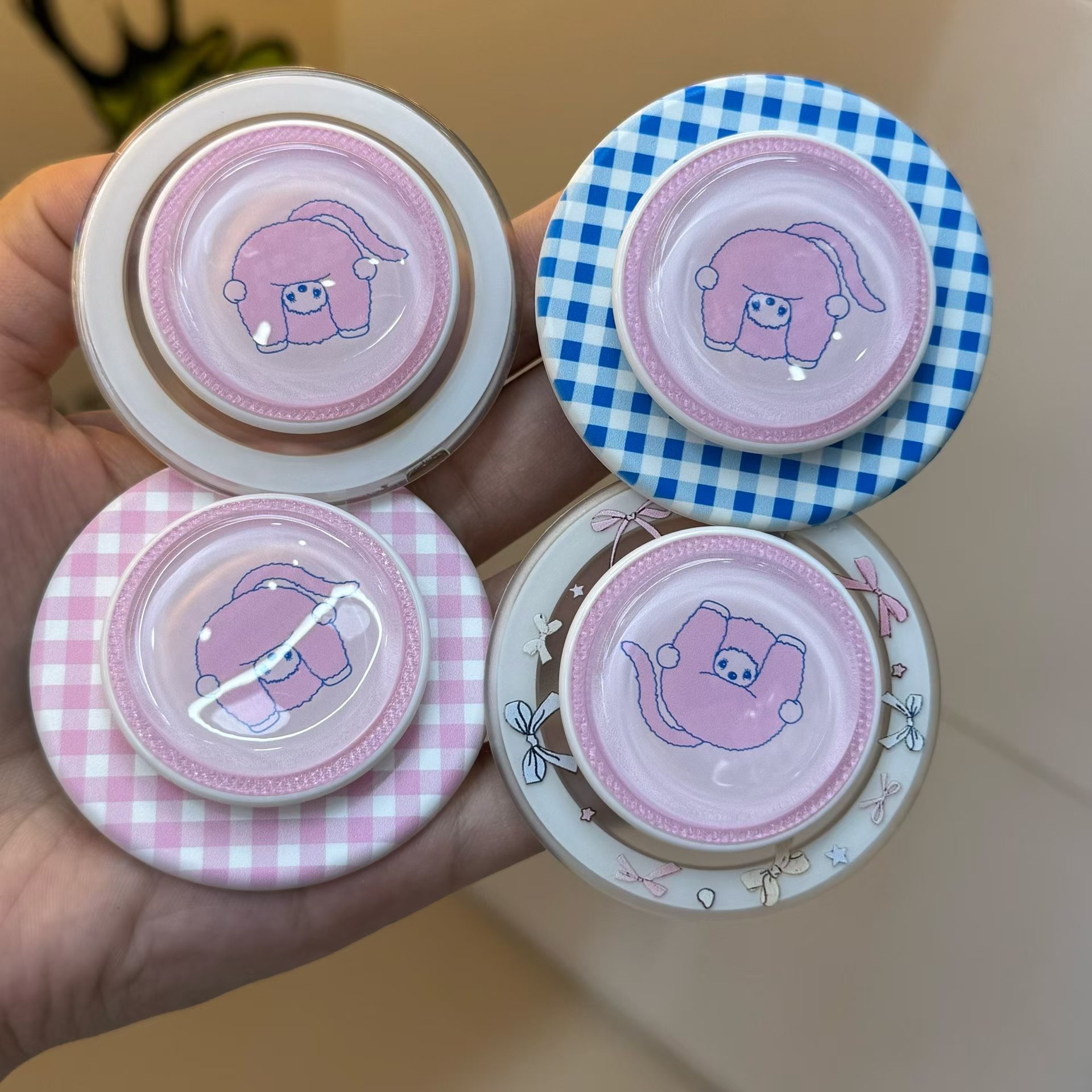 泡泡骚通用手机气囊支架啪嗒磁吸支架可伸缩适配popsockets蒙奇奇