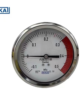 山东新华MAST脉动真空消毒灭菌器-0.1~0.5威卡WIKA内室夹层压力表