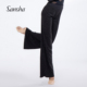 三沙舞蹈裤 宽松直筒裤 女 Sansha 芭蕾舞练功裤 秋冬保暖长裤 瑜伽裤