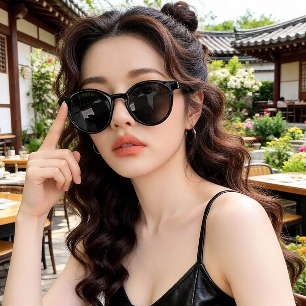 墨镜女款高级感2026新款防紫外线显脸小防晒大脸显瘦偏光太阳眼镜