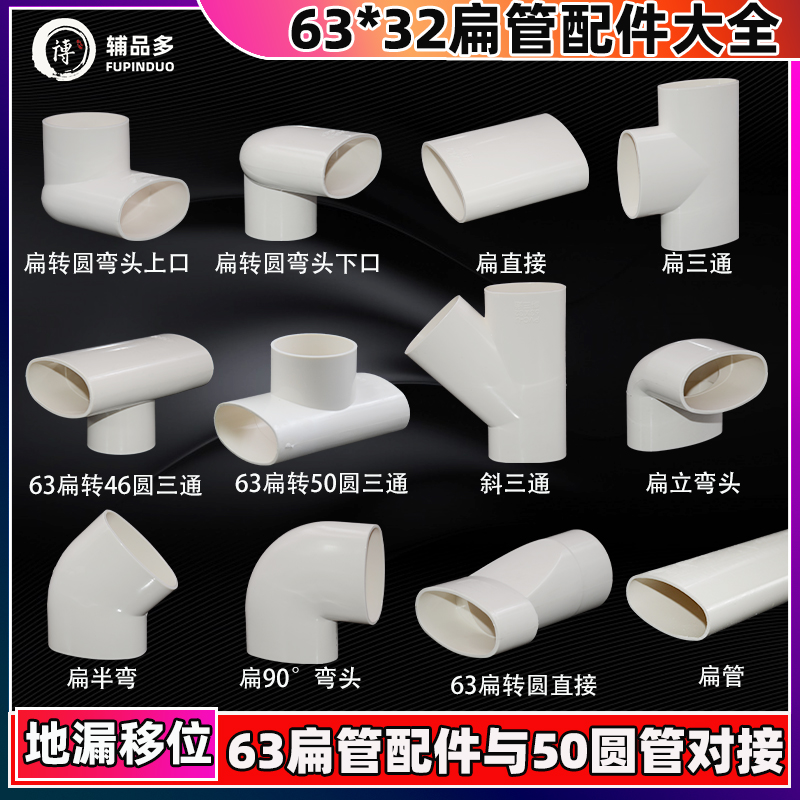 阳台地漏移位pvc管配件卫生间