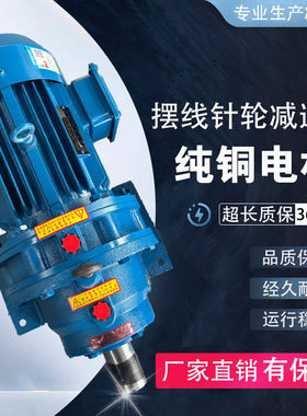 常州国标纯铜BWD卧式铜芯摆线针轮减速机电机一体立式BLD减速器