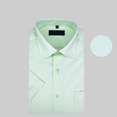 男士 蓝色半袖 纯色职业商务正装 夏季 白色短袖 衬衫 男衬衣 商务厚