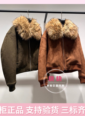 欧时力2025冬新上市纯色棉服休闲外套1SY404015F