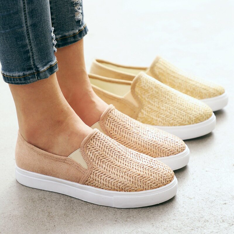 Girl Weave Shoes Casual Espadrilles Loafers Women Plus Size在類目 女鞋, 低幫鞋中 - 來自Buy2taobao.com提供專業的淘寶代購服務