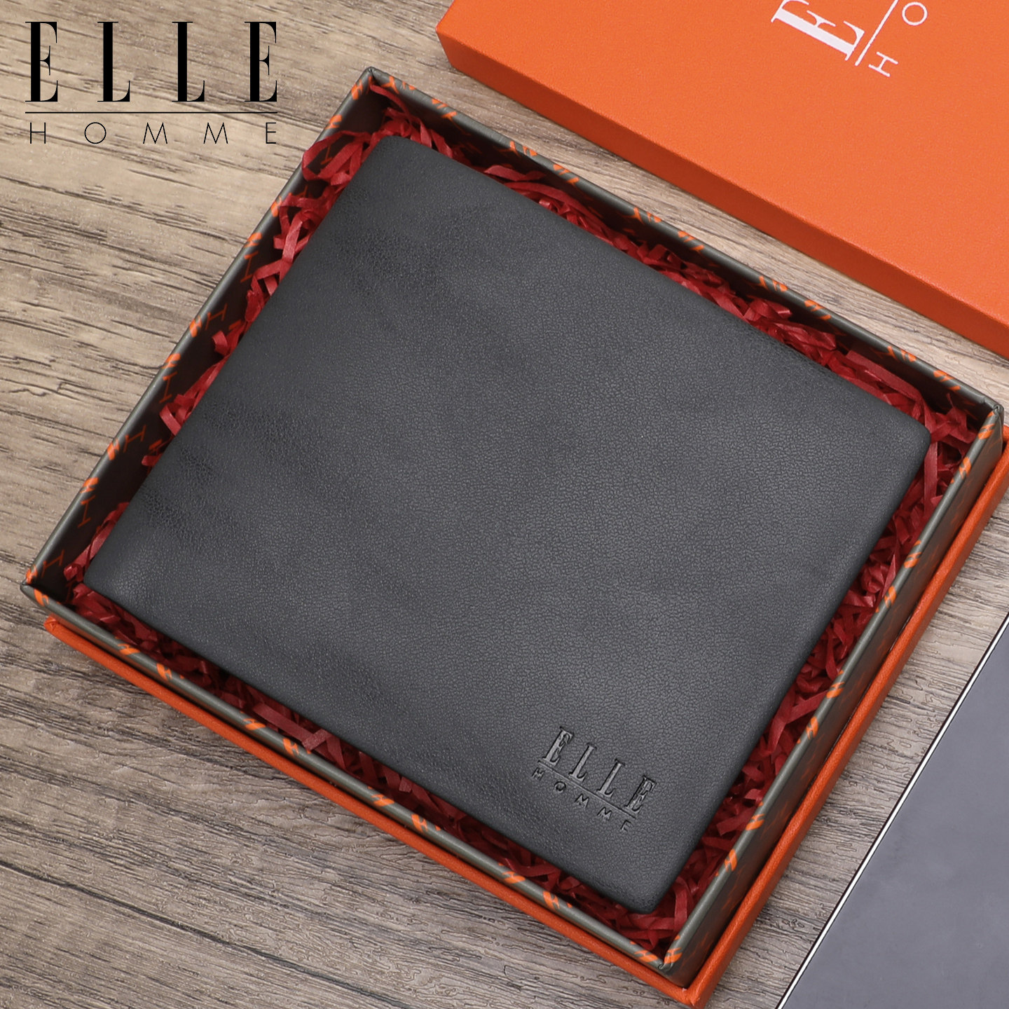ELLEHOMME新款真皮钱包