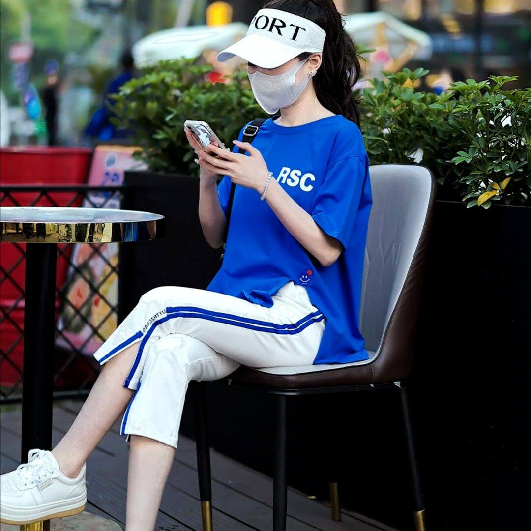 小熊印花2025年夏季时尚套装