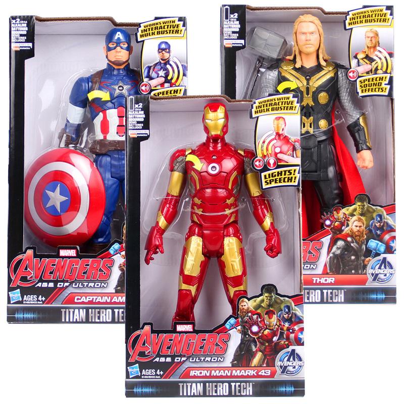 孩之宝复仇者联盟公仔人偶玩具美国队长钢铁侠雷神手办模型礼物