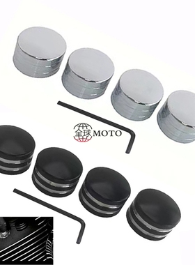 适用哈雷XL883/1200 72 X48 软尾肥仔 戴娜 发动机引擎汽缸螺丝盖