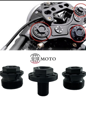 适用于哈雷883XL1200 48 72上三星改装螺丝 车头螺丝前叉管螺丝