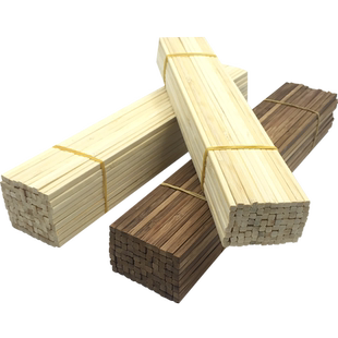 diy手工制作建筑模型立体构成材料实木小圆木棒竹棒木棍木条竹签