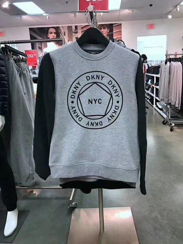 DKNY休闲加绒套头加厚卫衣