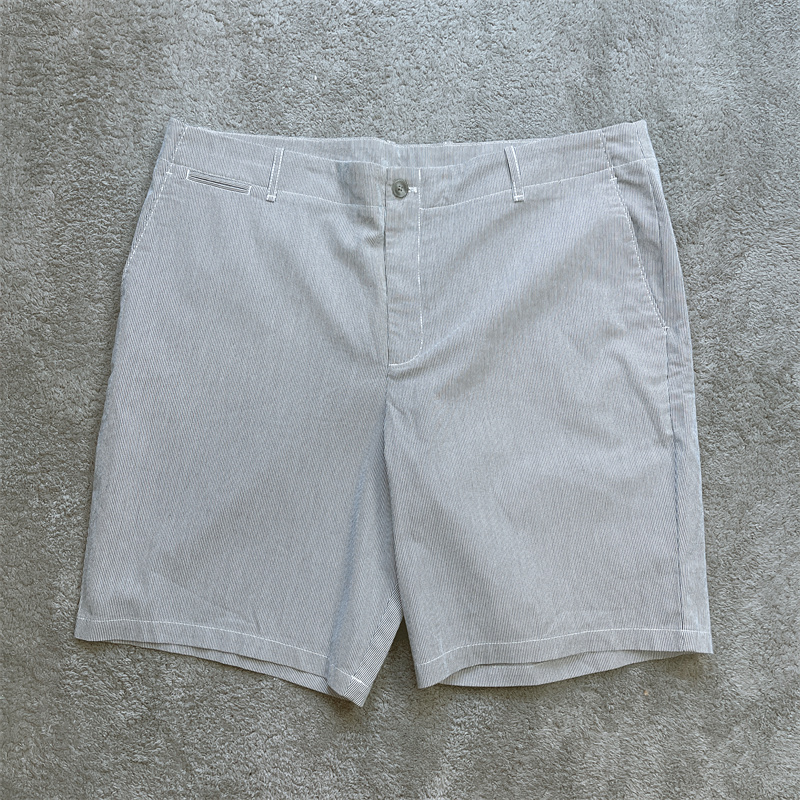 40码CK/Calvin Klein Jeans男士夏季薄款竖细条纹休闲户外短裤子