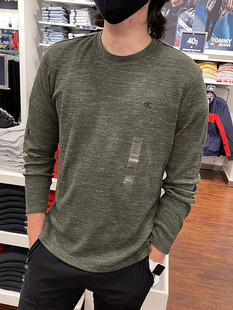 网格棉华夫格不变形耐洗小标长袖 秋冬季 Klein男士 T恤 Calvin