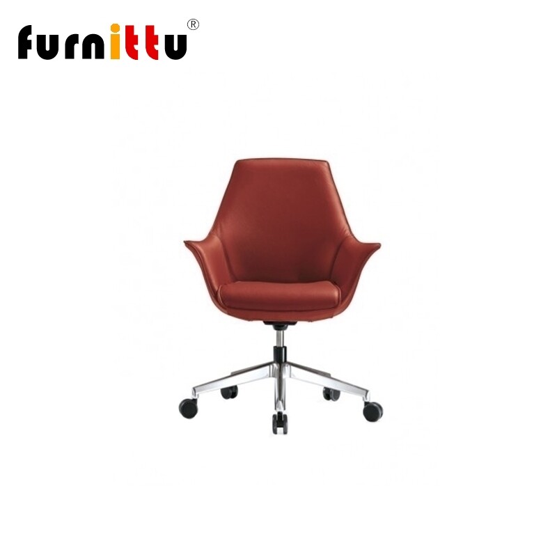 furnittu创意办公家具 kimera chair全真皮四星脚中班椅