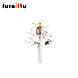 树书架 bookcase 玻璃钢落地置物架 tree furnittu创意设计师家具