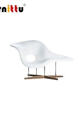 Furnittu创意设计师家具eames la chaise伊姆斯躺椅 玻璃钢休闲椅