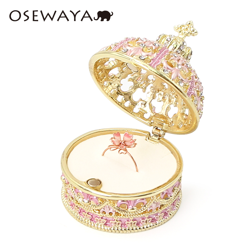 OSEWAYA小皇冠首饰耳环收纳盒