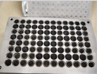 实验室杜氏小管发酵管平行反应器 5 6 7 8mm孔径及孔深可选 含票