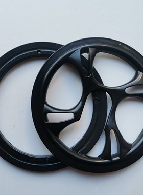 折叠车电动车双护盘48牙4孔距12牙盘护盘牙盘罩塑料黑色护罩