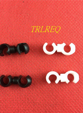 TRLREQ旋转式集线器线管束手铐型绑线活动扎线器线扣黑白2色