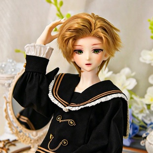 bjd1.4分bjd娃娃四分树脂人偶少年美男1刻素体双抗树脂
