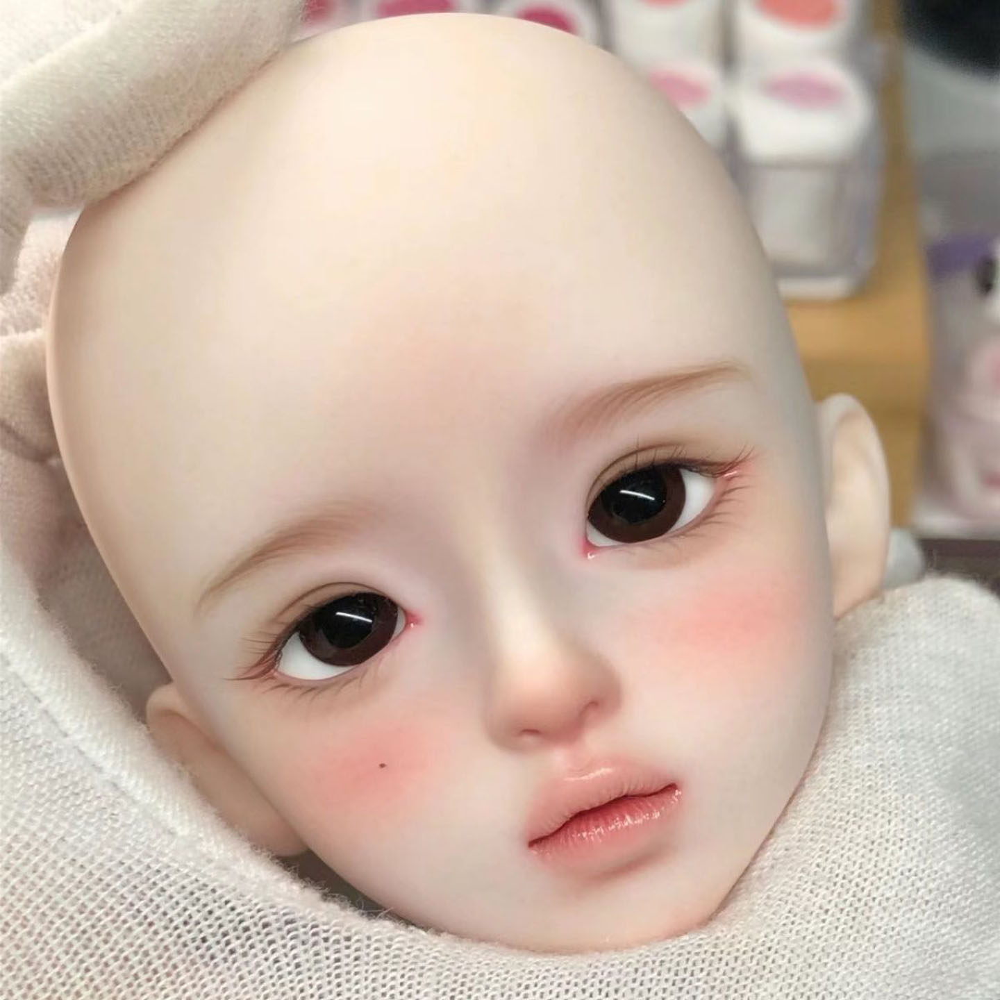 bjd娃娃三四六分化妆面妆体妆自由妆仿官妆指定妆二次元喷妆