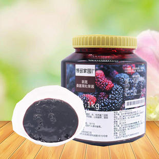 博多家园热销新品 桑葚果酱1公斤饮品专用原材料奶茶水吧花果茶