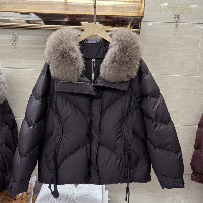 时尚洋气大毛领羽绒服女冬季加厚