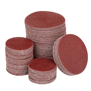 植绒砂纸片2寸50mm气动打磨机干磨沙纸圆盘木工3寸75mm圆形砂皮纸