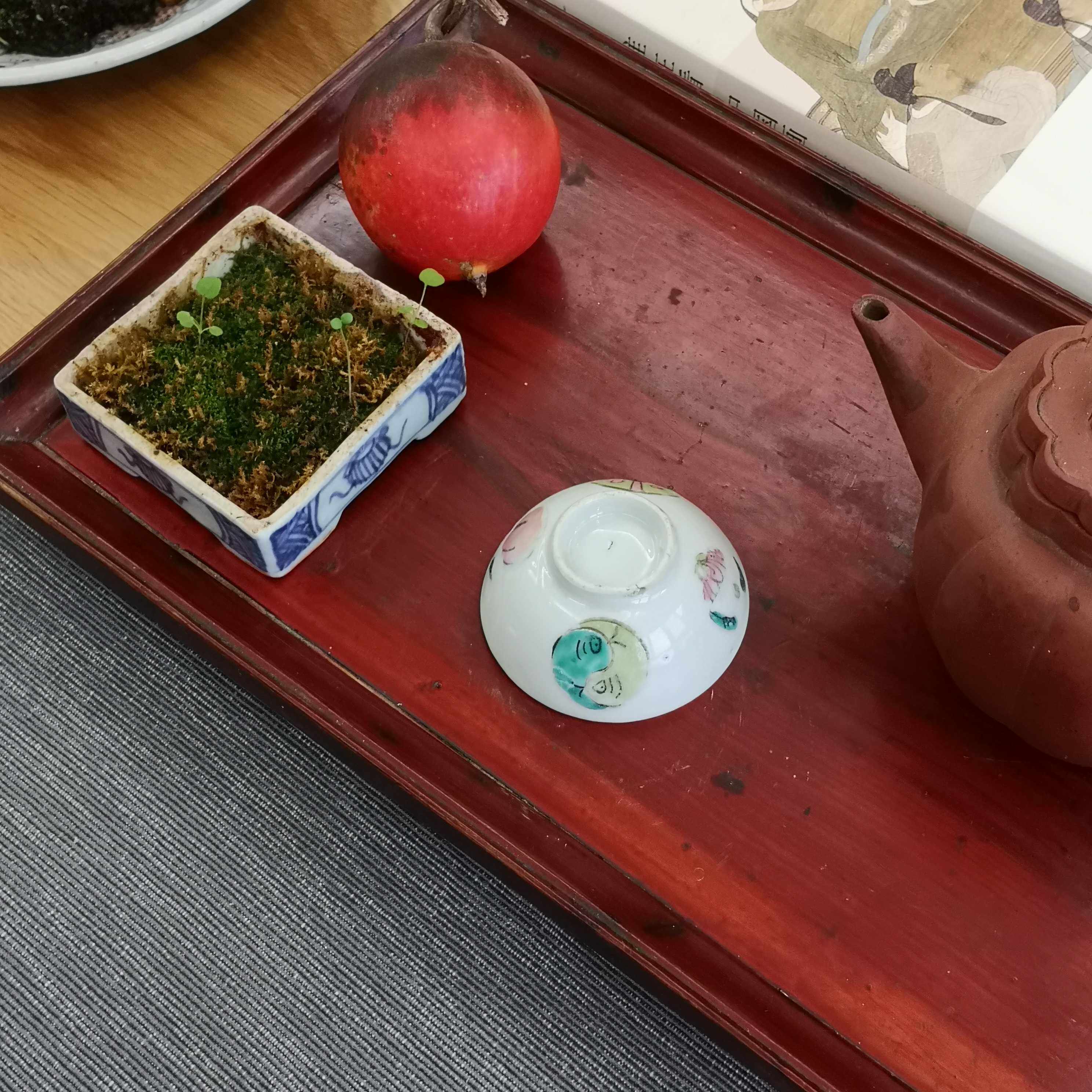 粉彩古董茶室佳品老物件