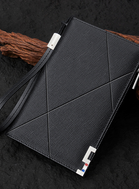 英皇保罗真皮护照夹钱包多卡位轻薄登机护照包机票易取卡包防盗刷